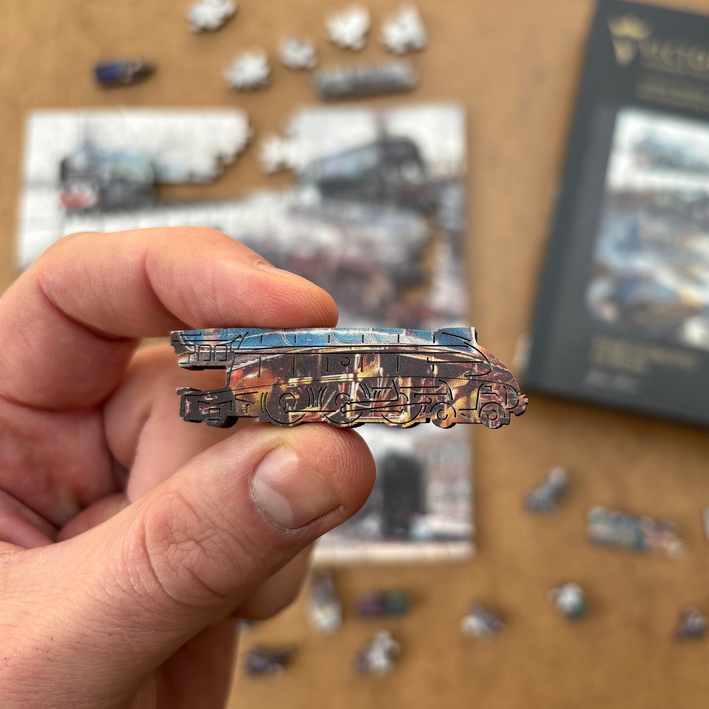 Steam Locomotives Of Britain 250 Piece Wooden Puzzle