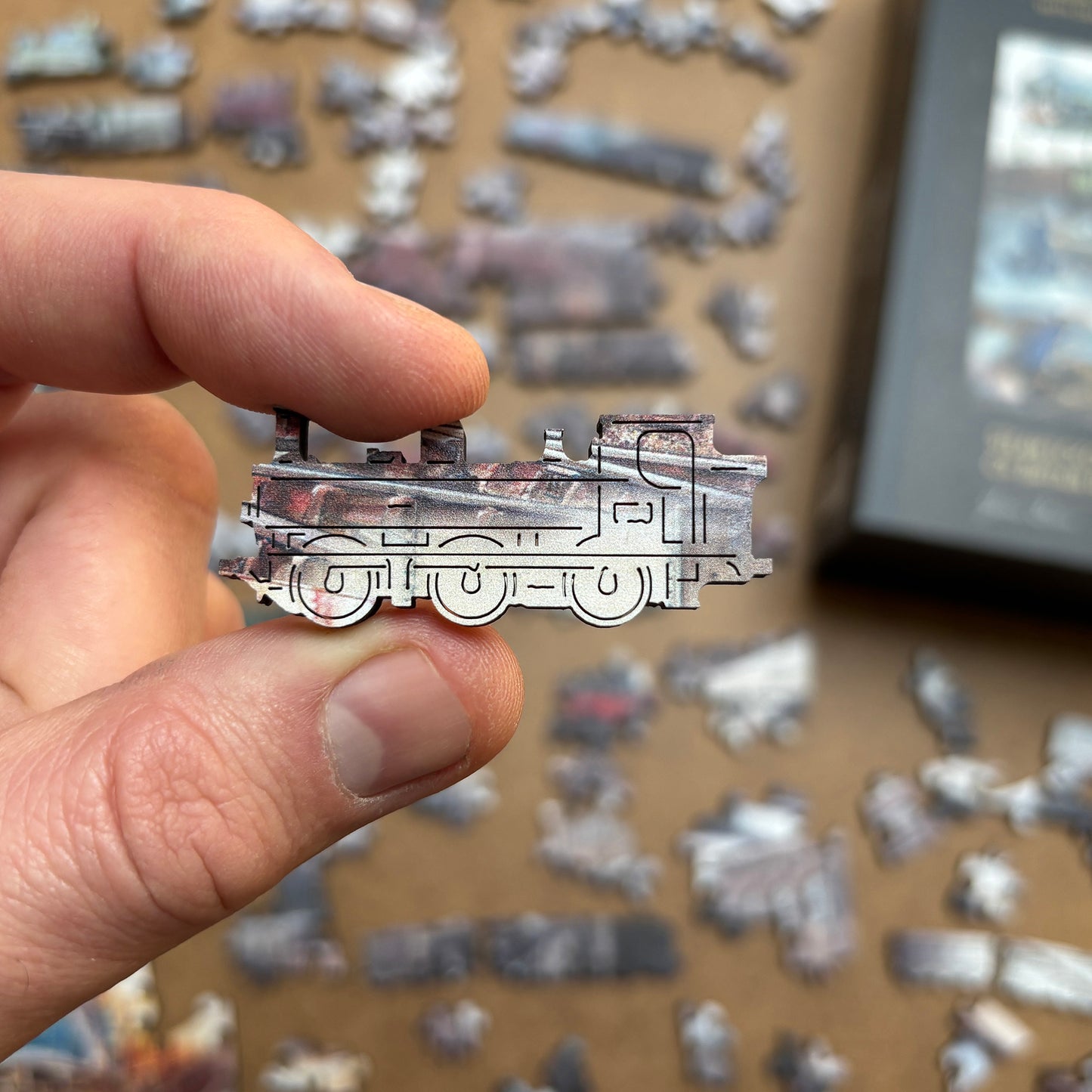 Steam Locomotives Of Britain 488 Piece Wooden Puzzle