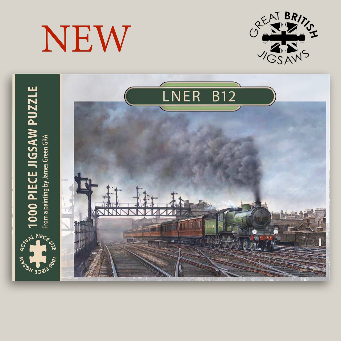 LNER B12 1000 Piece Jigsaw Puzzle