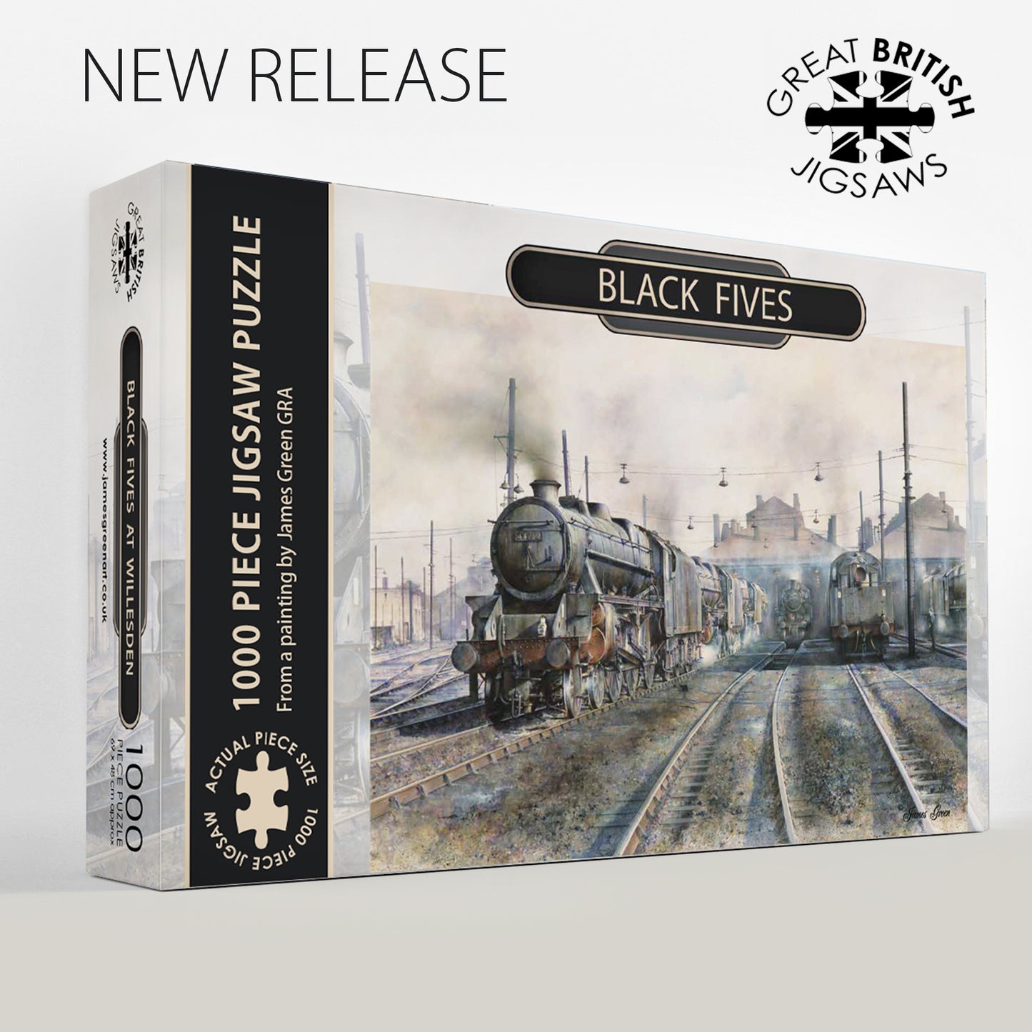 Black Fives 1000 Piece Jigsaw Puzzle