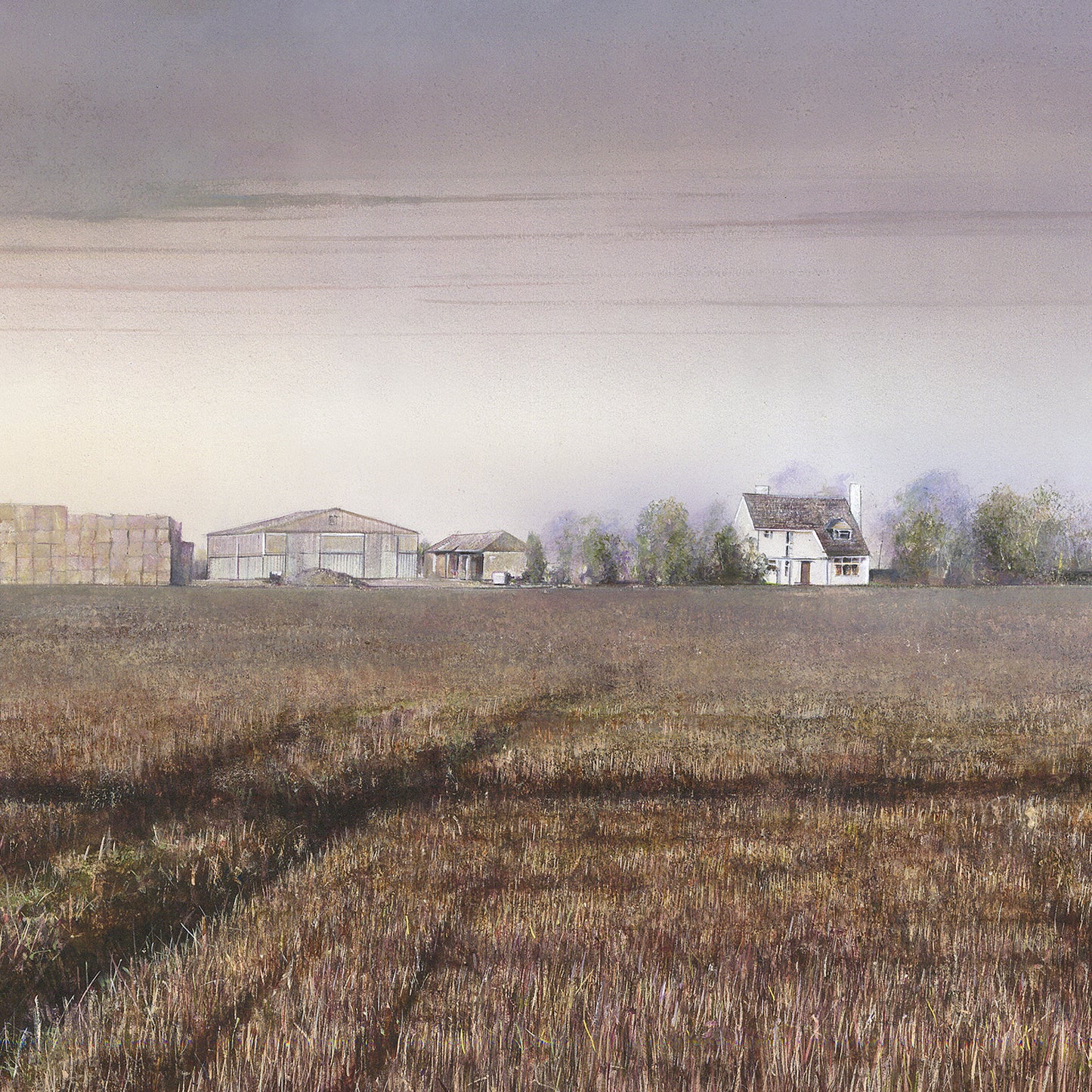 fenland farm house print