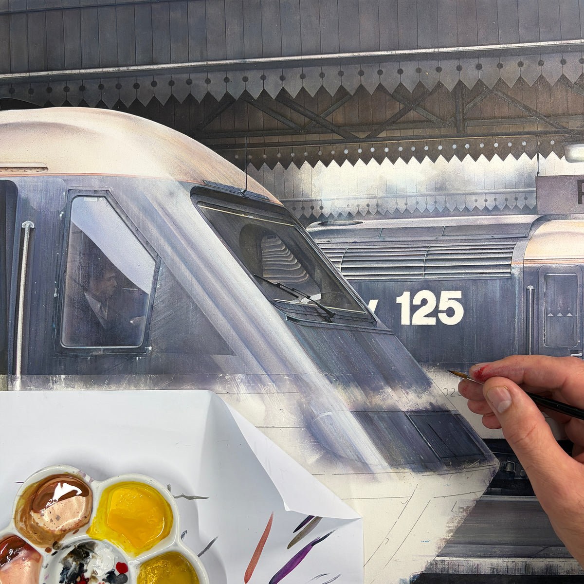 InterCity 125s Original Painting
