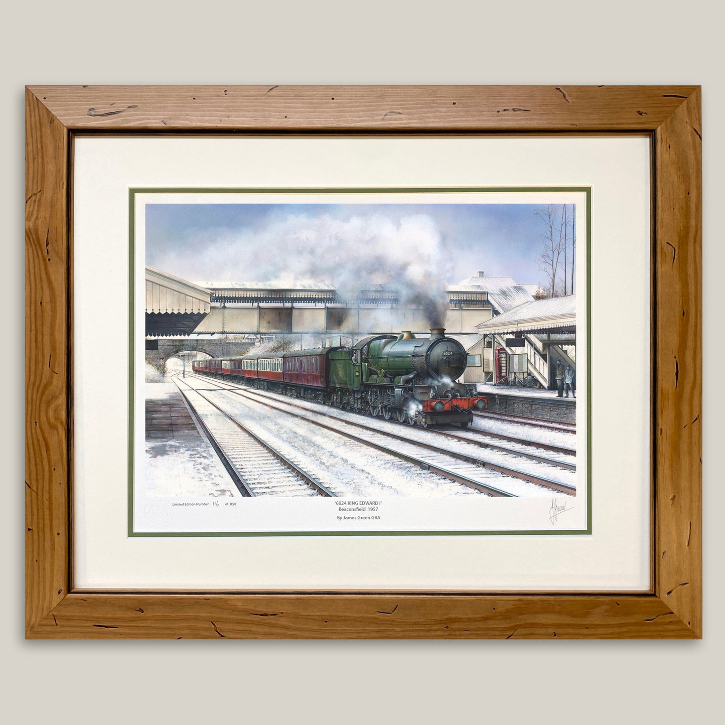 6024 King Edward I Limited Edition Print