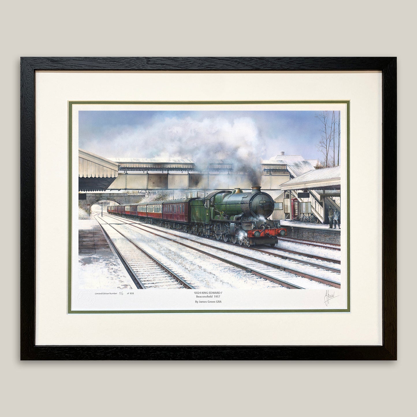 6024 King Edward I Limited Edition Print