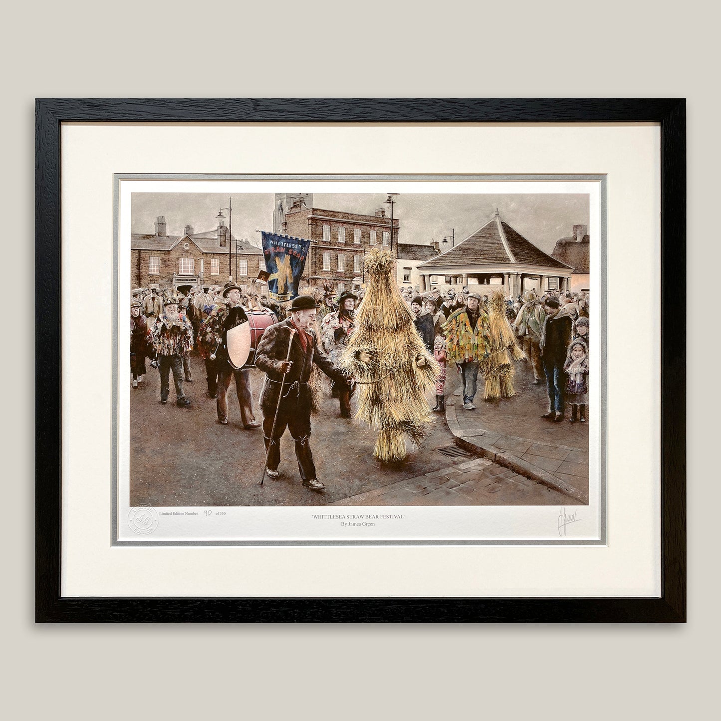 Whittlesey Straw Bear Festival Limited Edition Print