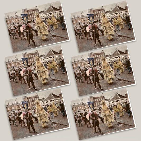 Set of 6 Whittlesey Strawbear Greeting Cards