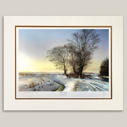 winter landscape painting