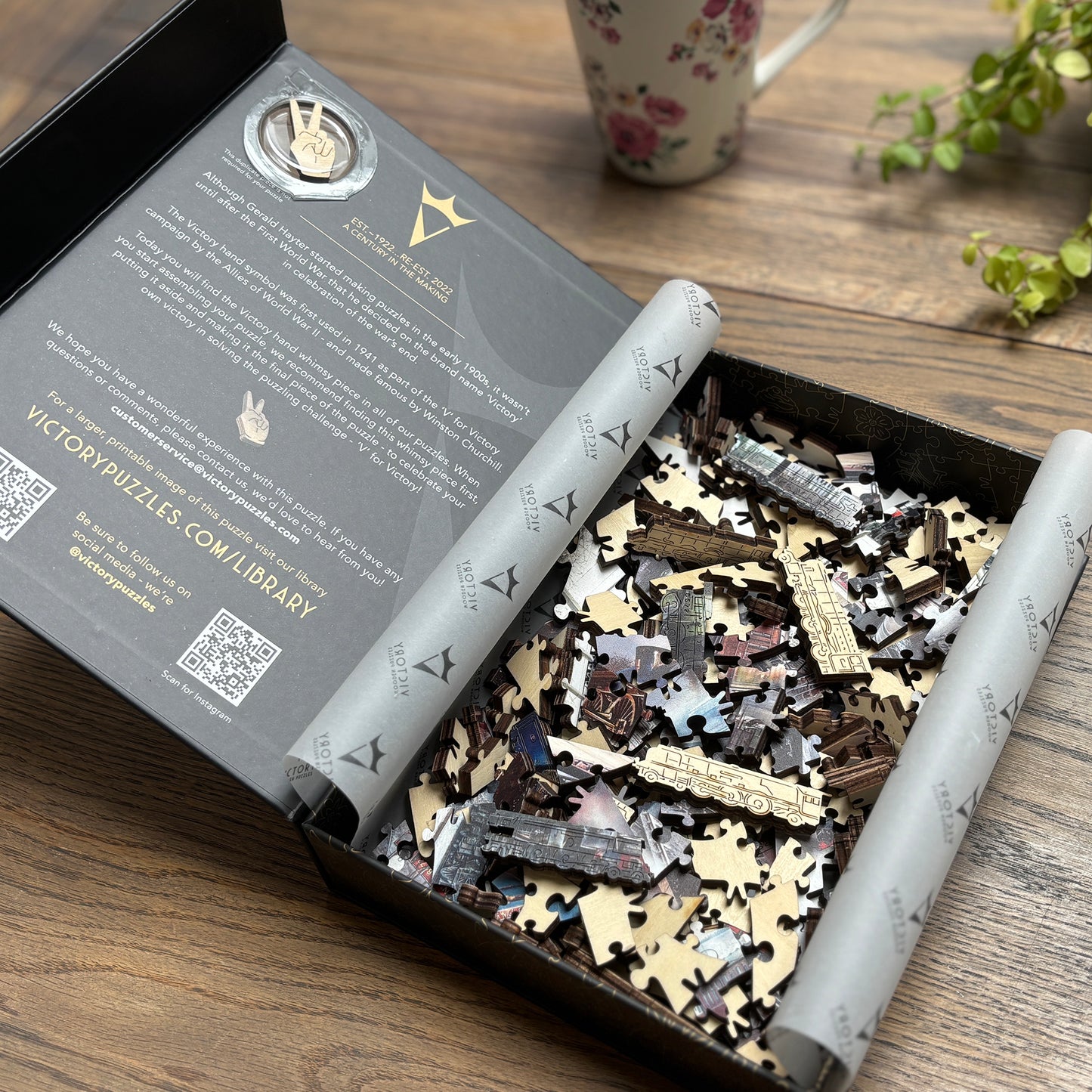 Steam Locomotives Of Britain 488 Piece Wooden Puzzle