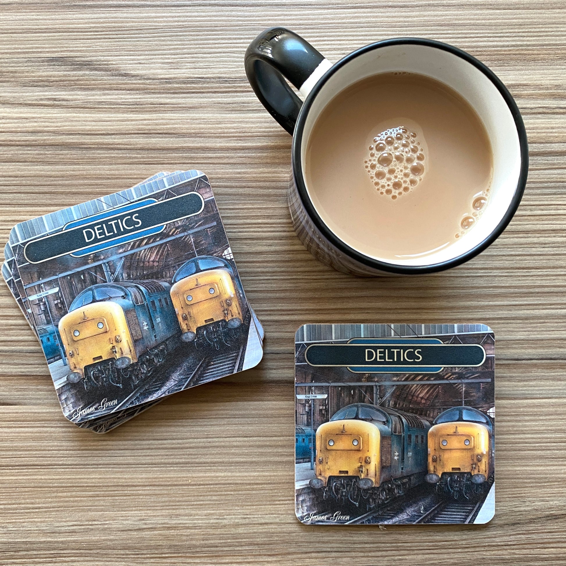 Deltics at kings cross drinks coasters