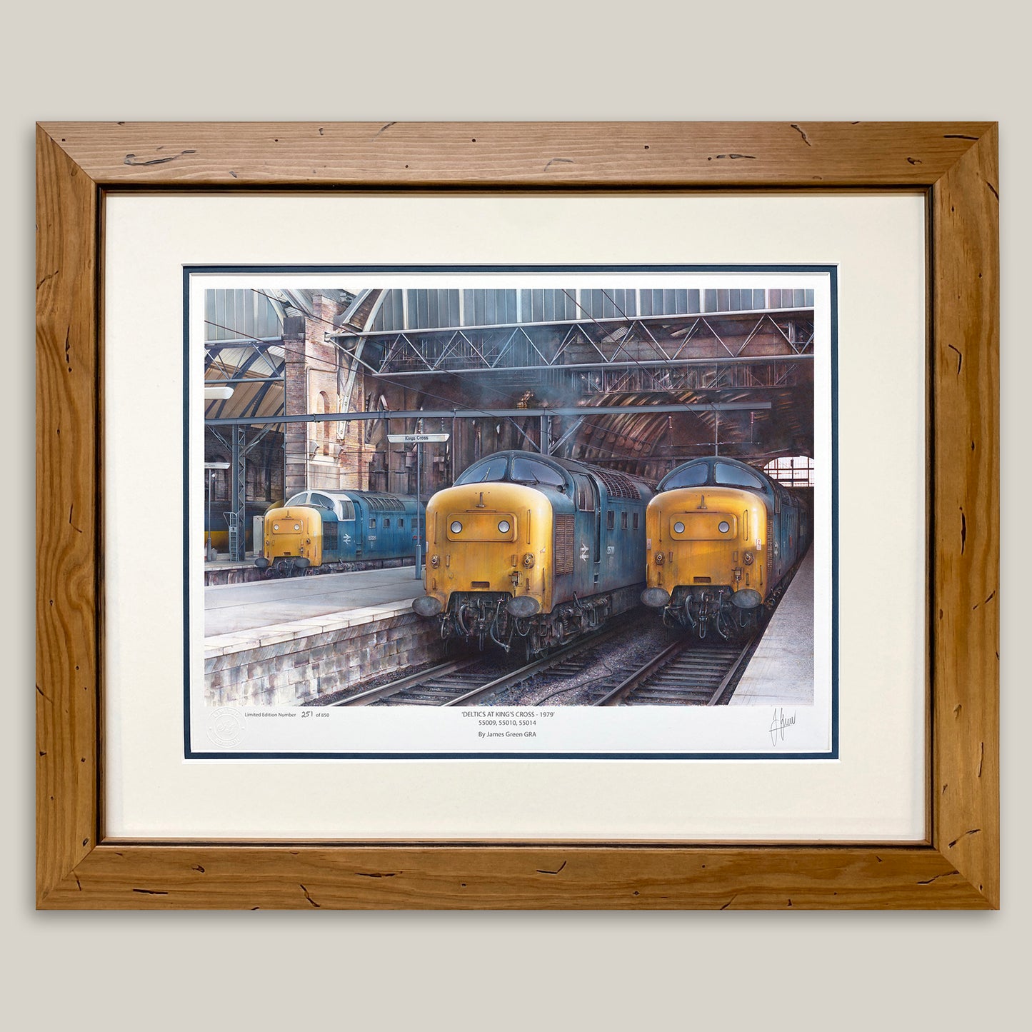 Racehorse deltic at Kings Cross