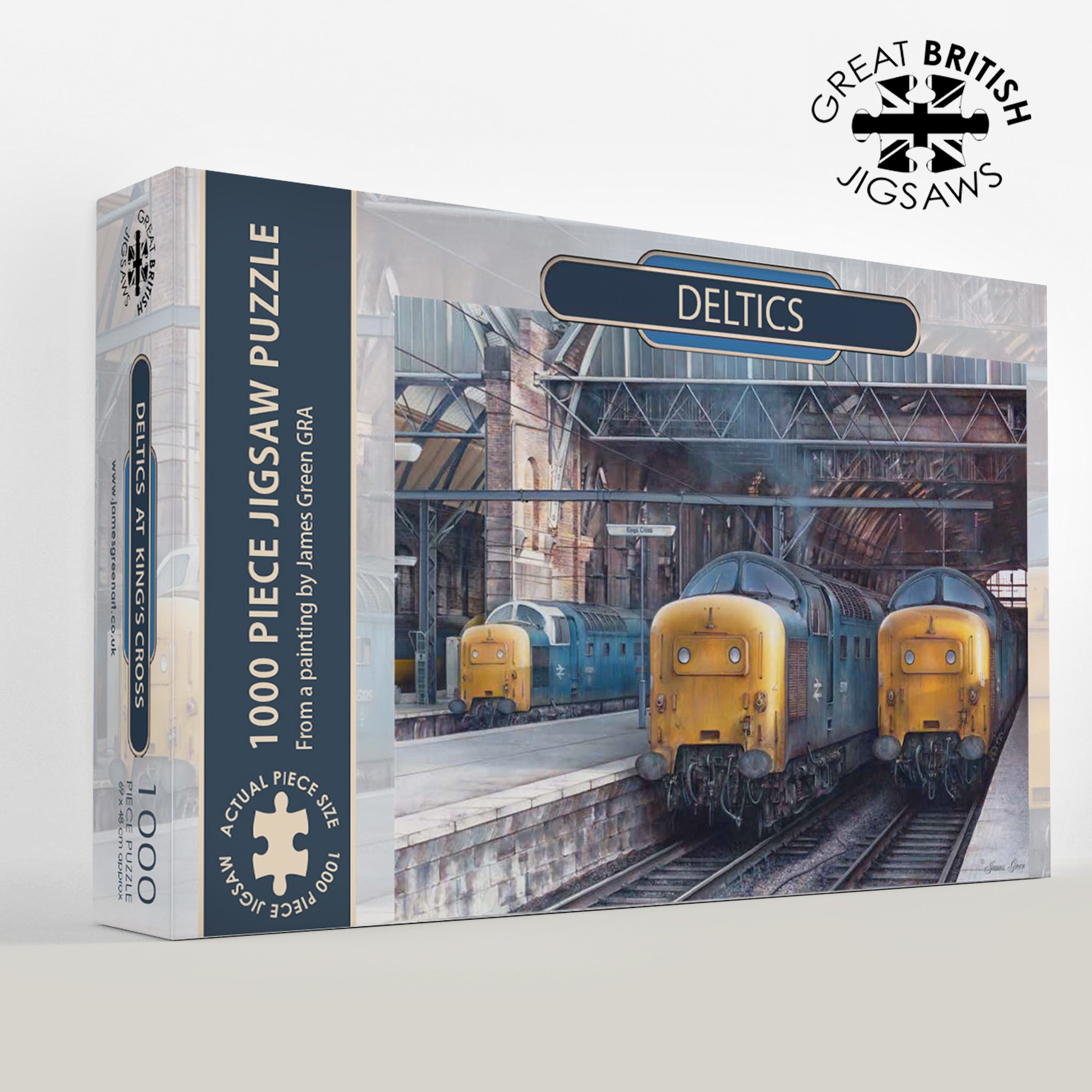Deltics 1000 Piece Railway Jigsaw Puzzle Artist James Green deltics-1000-piece-railway-jigsaw-puzzle-artist-james-green