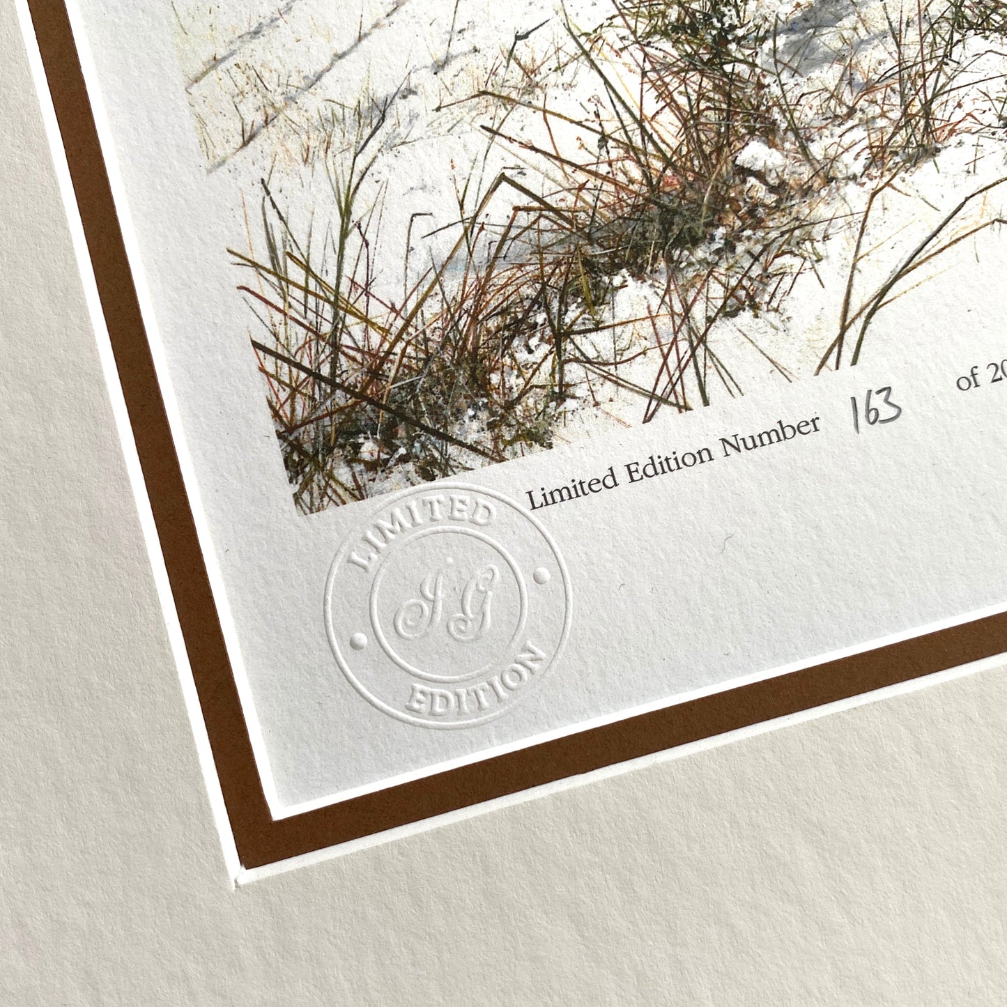 Winter Game Limited Edition Print