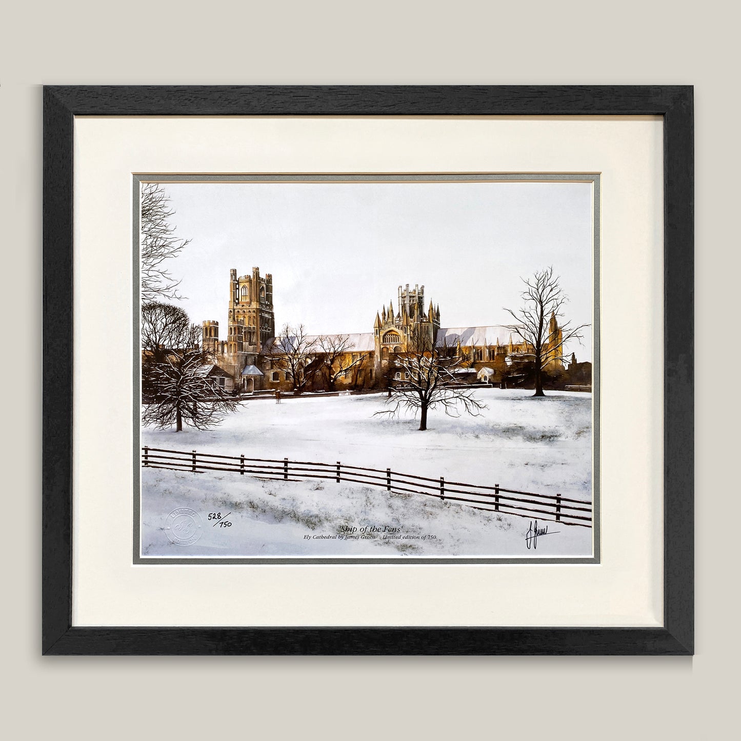 Ely Cathedral 'Ship of the Fens' Limited Edition Print