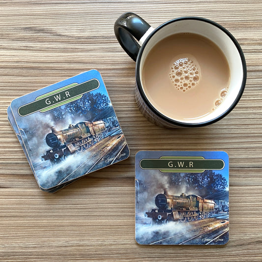 Great Western Railway drinks coasters