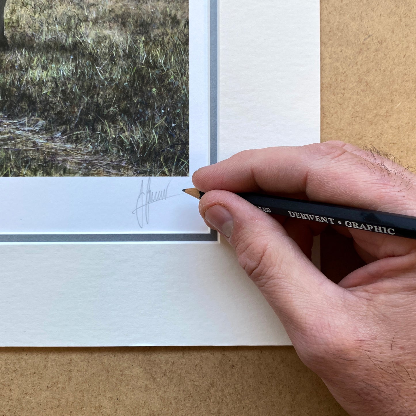 Walking to Peg Limited Edition Print