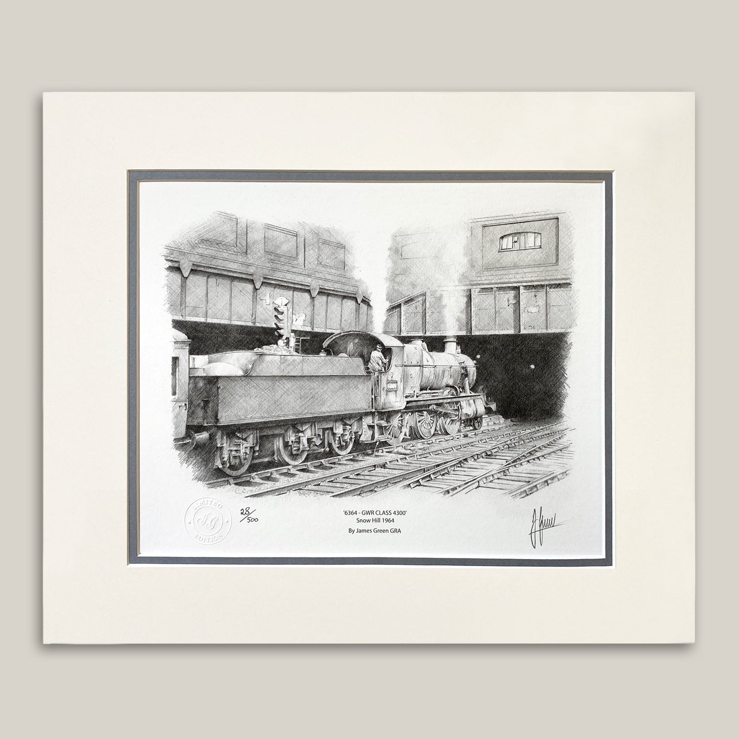 GWR Class 4300 Limited Edition Print