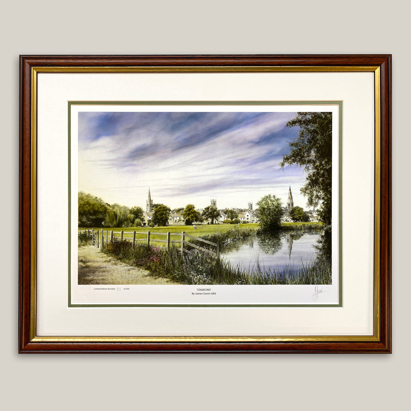 Stamford in Lincolnshire print