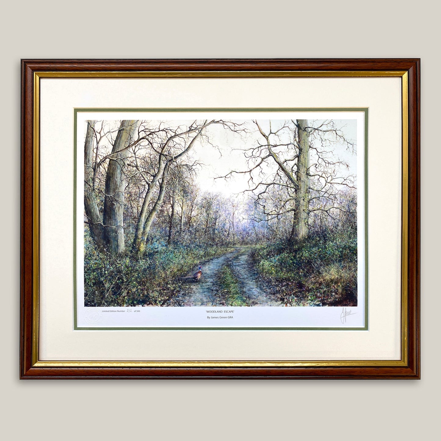 Woodland Escape print by James Green