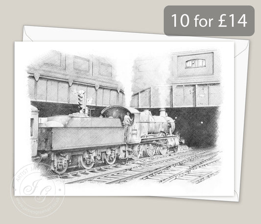 GWR Class 4300 Greeting Card