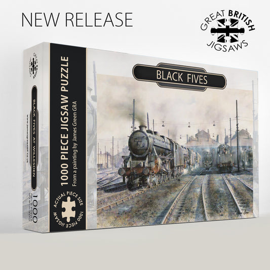 Black Fives 1000 Piece Jigsaw Puzzle