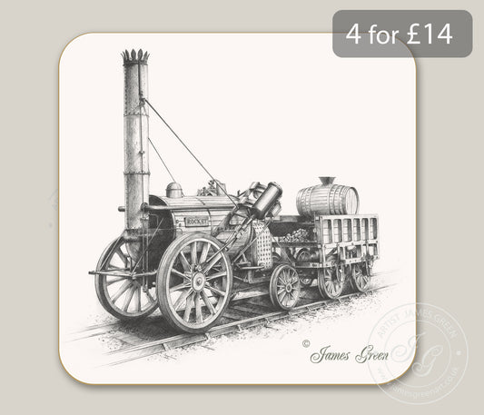 Stephenson's Rocket Drinks Coaster