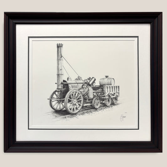 Stephenson's Rocket Original Drawing
