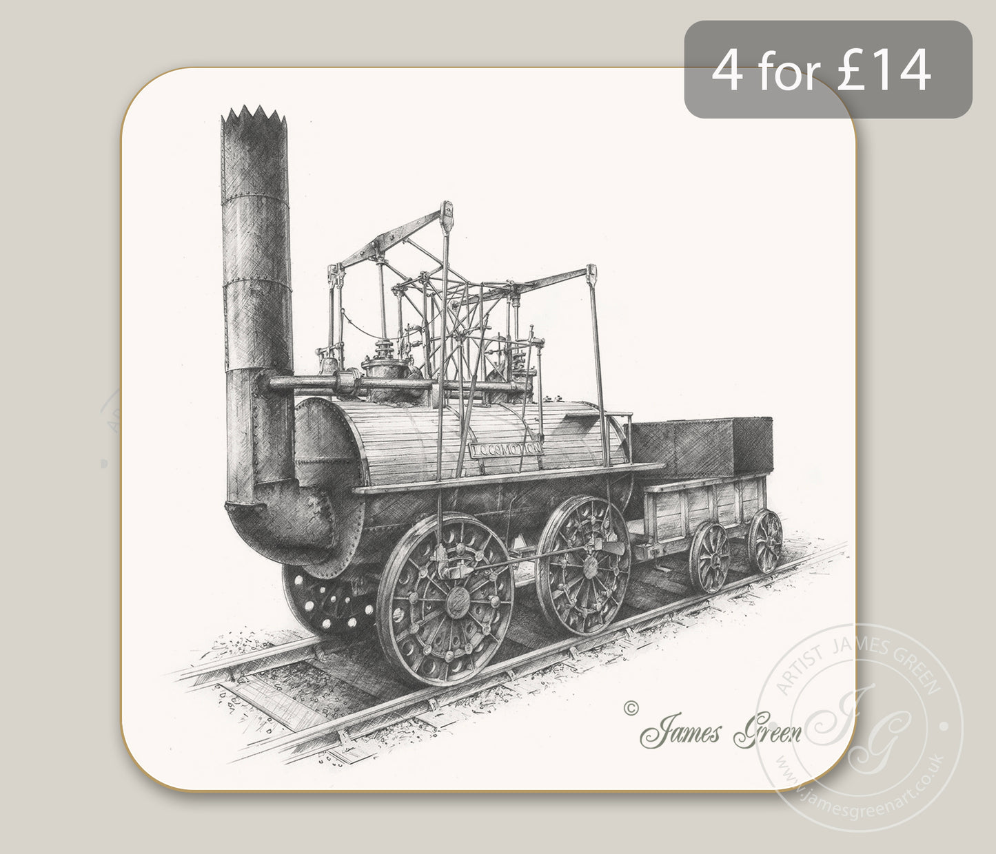 Locomotion Drinks Coaster