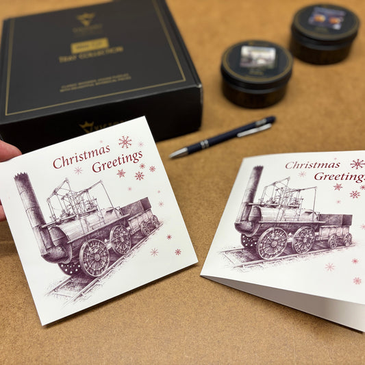 Set of 5 Locomotion Christmas Cards