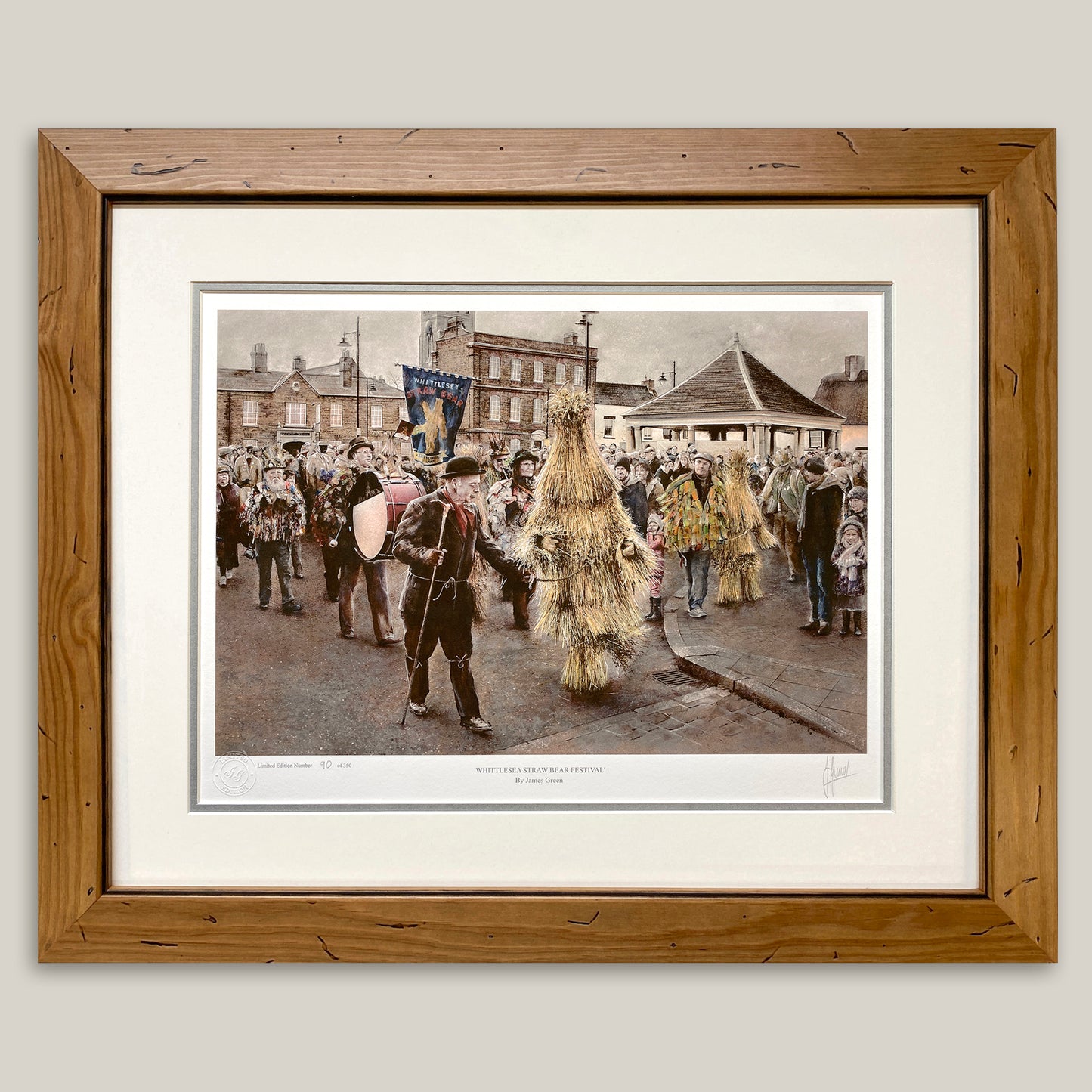Whittlesey Straw Bear Festival Limited Edition Print