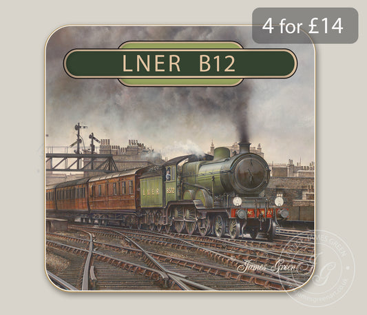 LNER B12 Drinks Coaster