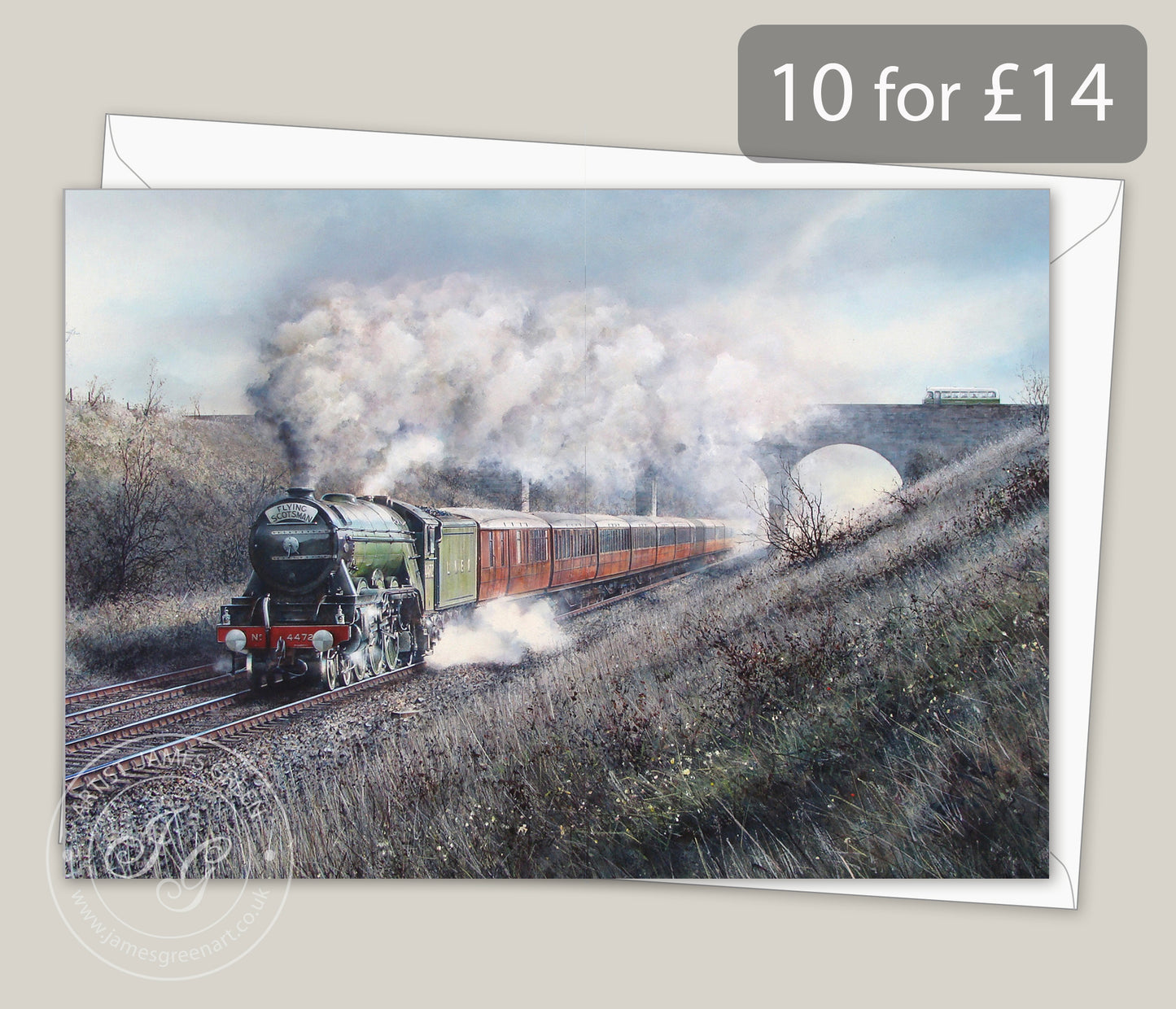Flying Scotsman Greeting Card