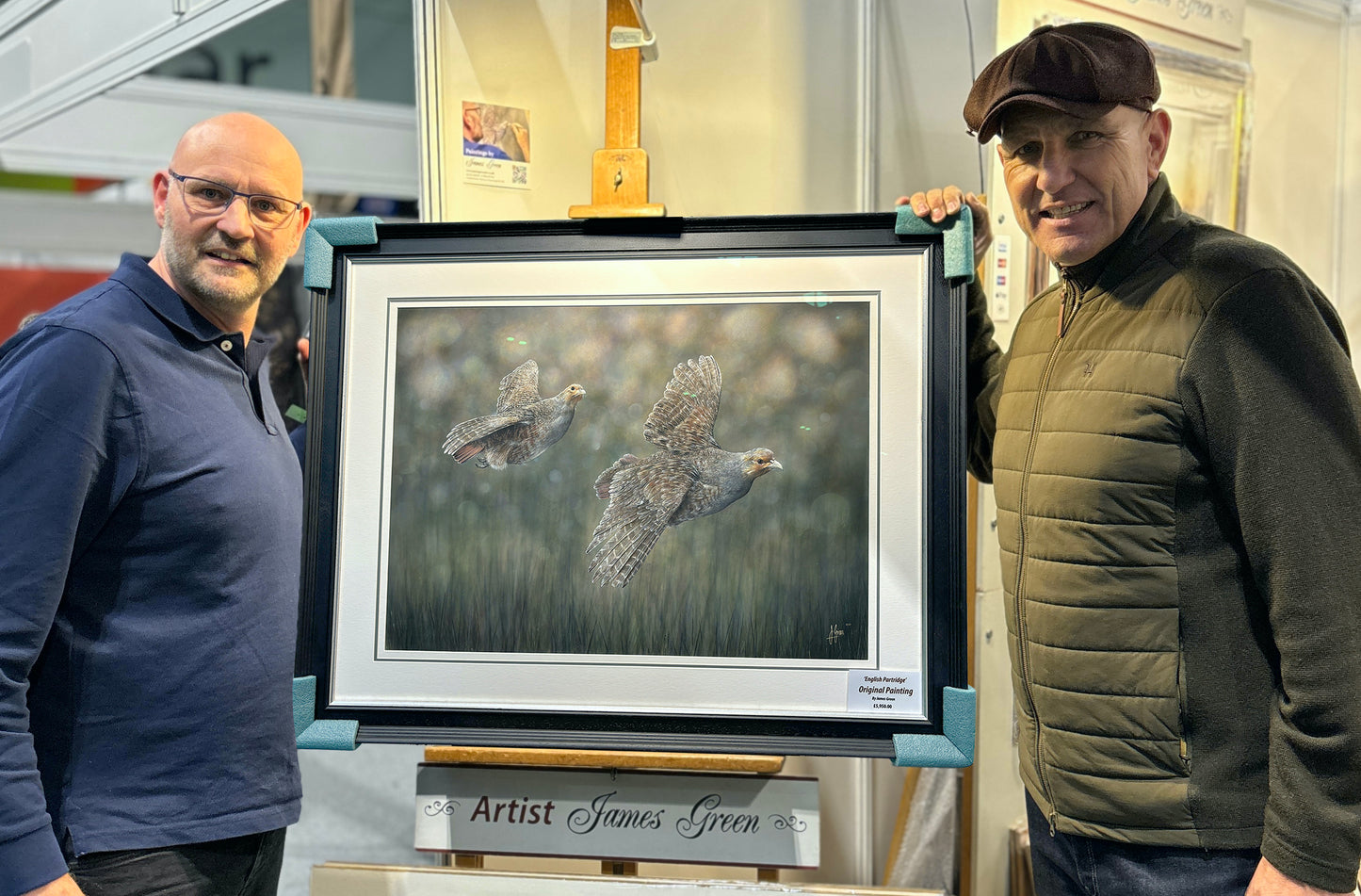 English Partridge Original Painting