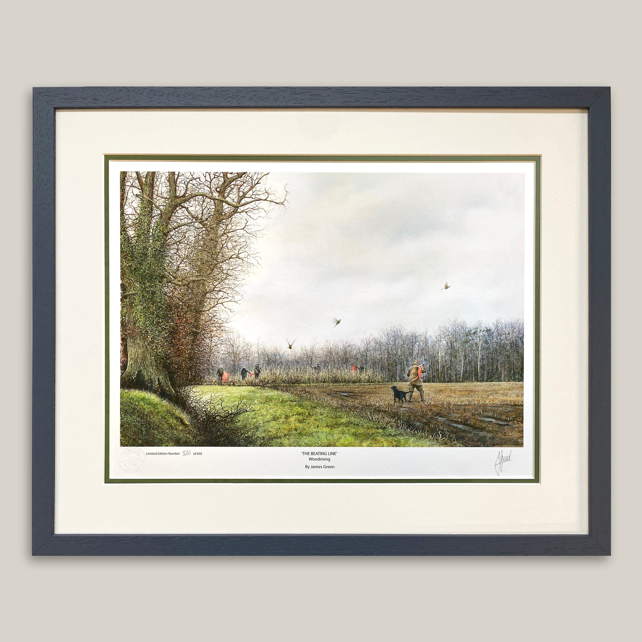 The Beating Line Limited Edition Print – Artist James Green