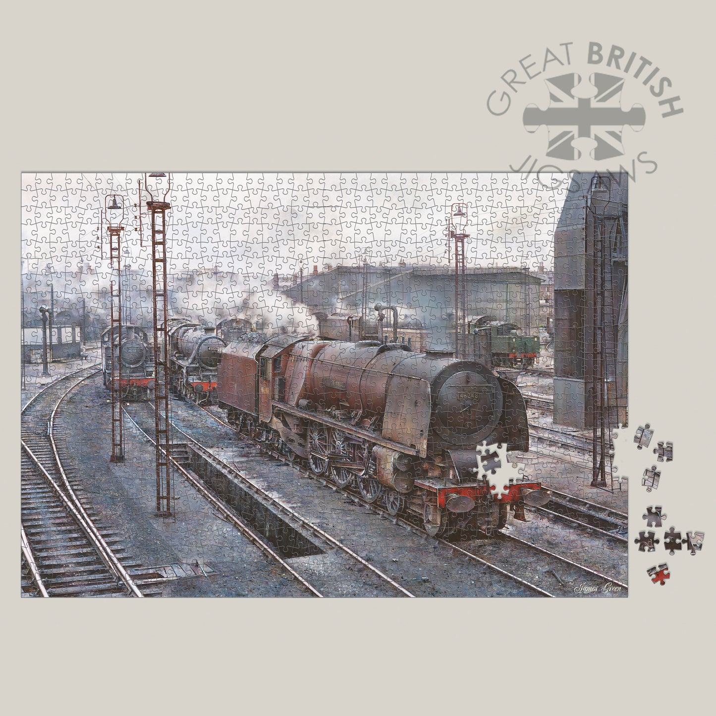 Crewe North railway jigsaw puzzle