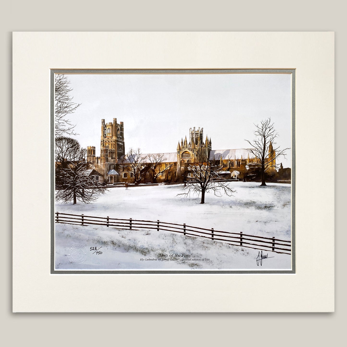 Ely Cathedral 'Ship of the Fens' Limited Edition Print