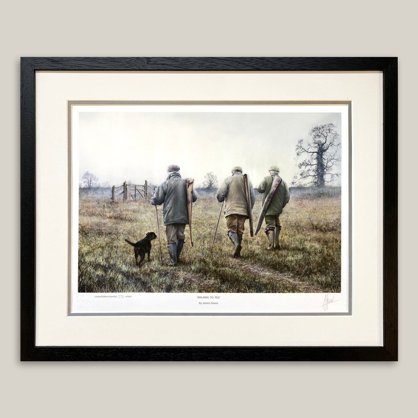 Walking to Peg Limited Edition Print
