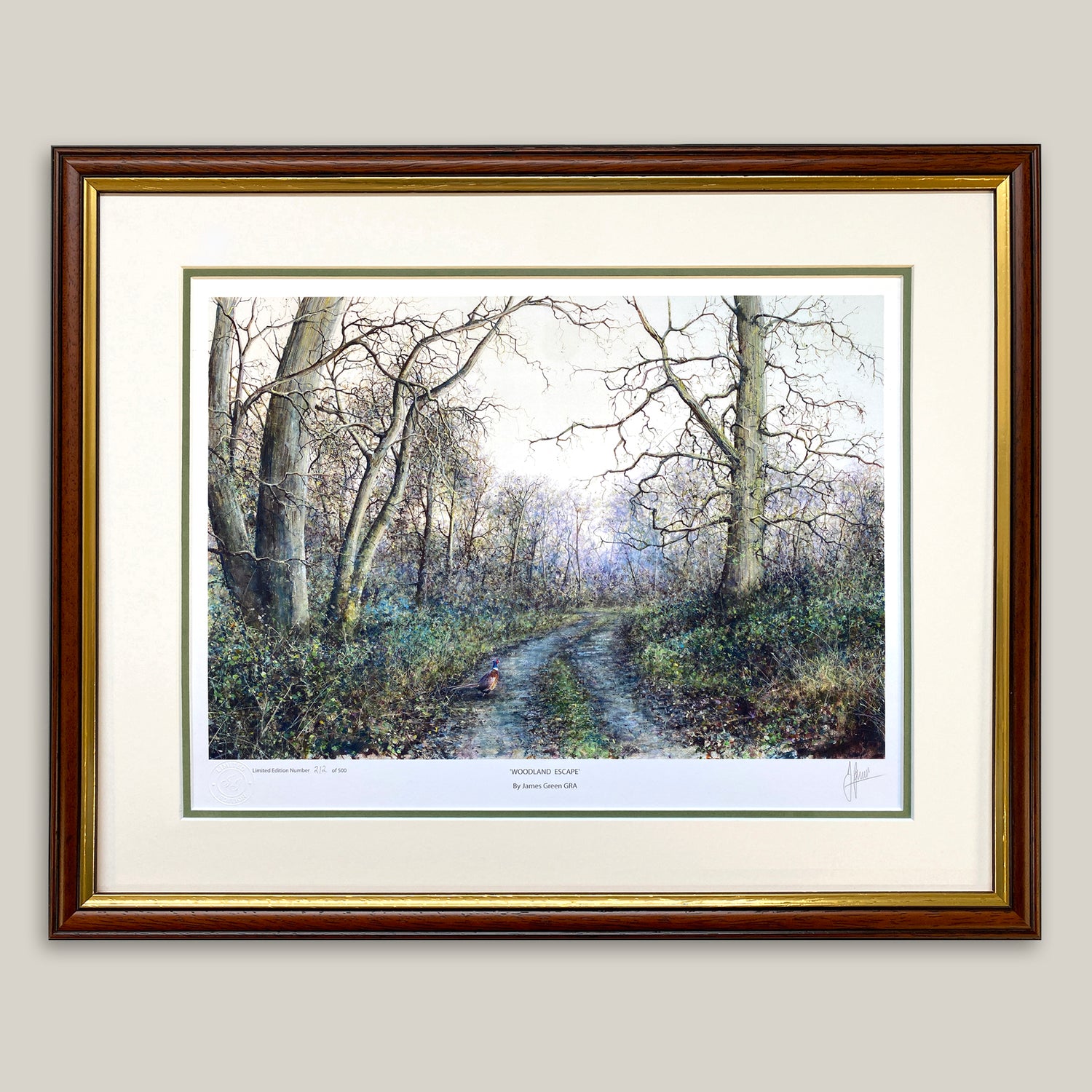 Woodland Escape print by James Green